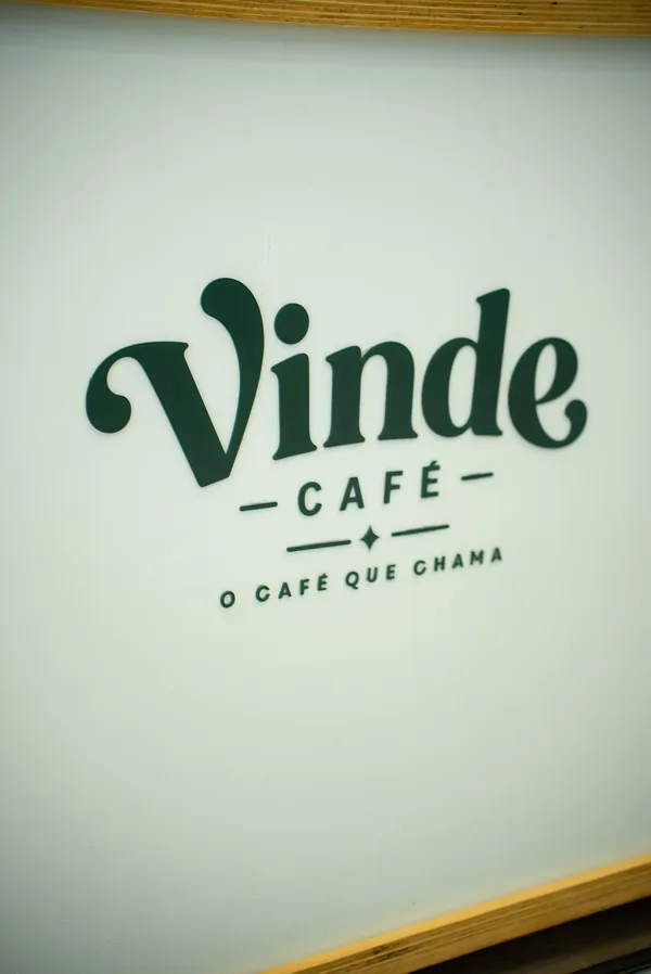 Detalhe do logo Vinde Café